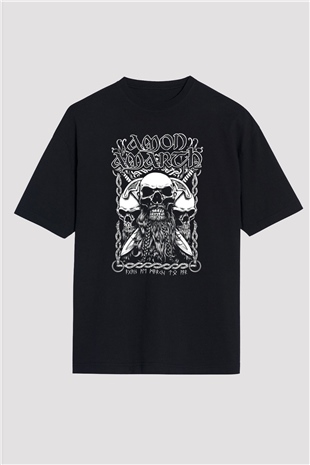 Amon Amarth Siyah Unisex Oversize Tişört T-Shirt