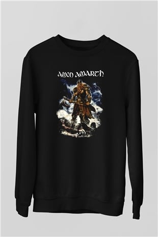 Amon Amarth Siyah Unisex Sweatshirt