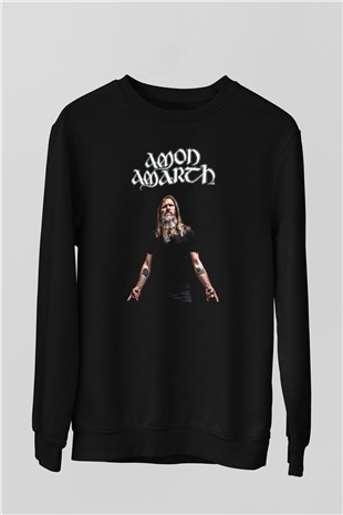 Amon Amarth Siyah Unisex Sweatshirt