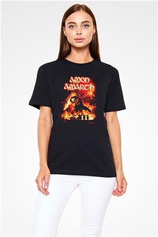 Amon Amarth Siyah Unisex Tişört T-Shirt - TişörtFabrikası