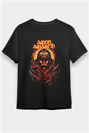 Amon Amarth Siyah Unisex Tişört T-Shirt - TişörtFabrikası