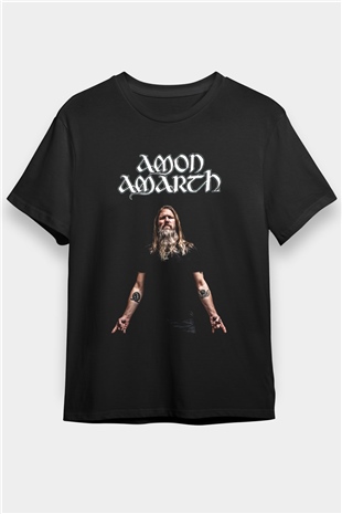 Amon Amarth Siyah Unisex Tişört T-Shirt - TişörtFabrikası