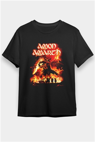 Amon Amarth Siyah Unisex Tişört T-Shirt - TişörtFabrikası