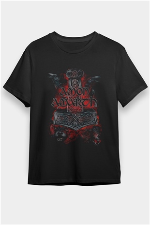 Amon Amarth Siyah Unisex Tişört T-Shirt - TişörtFabrikası