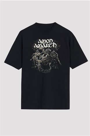 Amon Amarth Siyah Oversize Tişört Oversize T-shirt - TişörtFabrikası