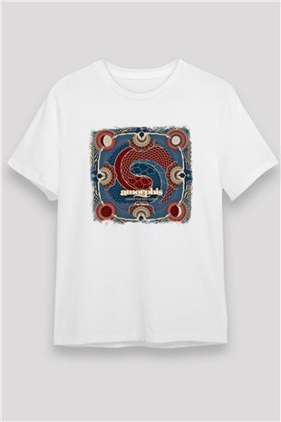 Amorphis Baskılı Unisex Beyaz Tişört