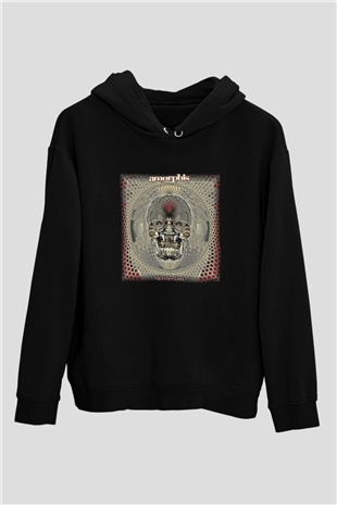 Amorphis Baskılı Unisex Siyah Hoodie