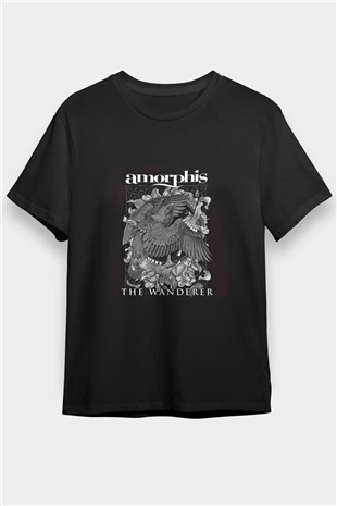 Amorphis Baskılı Unisex Siyah Tişört