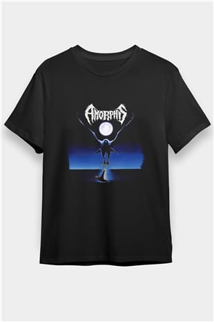 Amorphis Baskılı Unisex Siyah Tişört
