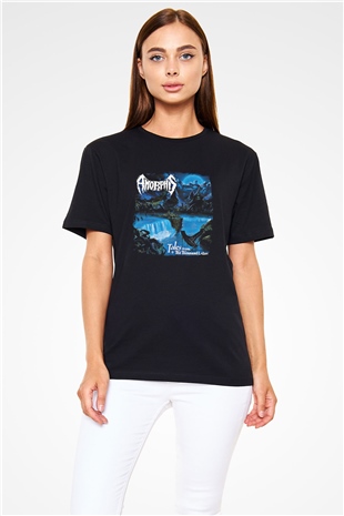 Amorphis Baskılı Unisex Siyah Tişört