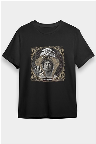 Amorphis Baskılı Unisex Siyah Tişört