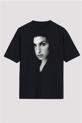 Amy Winehouse Siyah Unisex Oversize Tişört T-Shirt