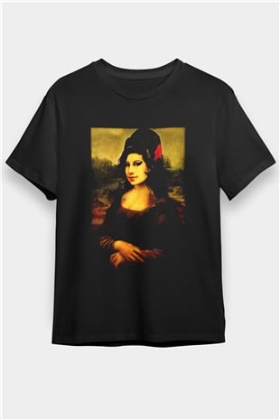 Amy Winehouse Siyah Unisex Tişört T-Shirt - TişörtFabrikası