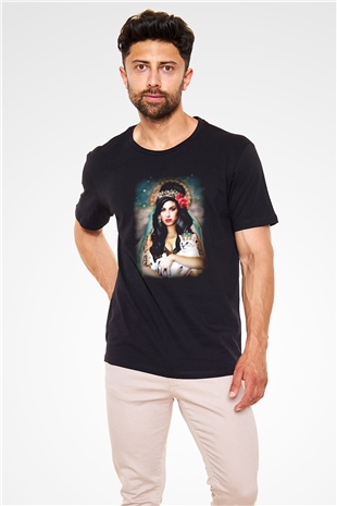 Amy Winehouse Siyah Unisex Tişört T-Shirt - TişörtFabrikası