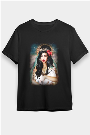 Amy Winehouse Siyah Unisex Tişört T-Shirt - TişörtFabrikası