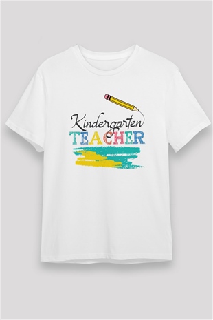 Ana okulu Beyaz Unisex Tişört T-Shirt - TişörtFabrikası
