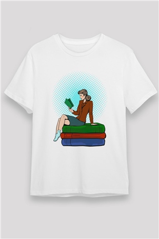 Ana okulu Beyaz Unisex Tişört T-Shirt - TişörtFabrikası