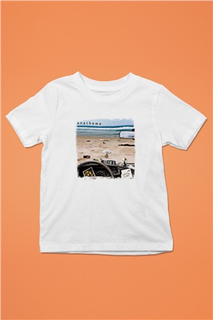 Anathema Baskılı Unisex Beyaz Çocuk Tişört