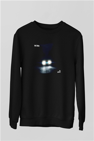 Anathema Baskılı Unisex Siyah Sweatshirt