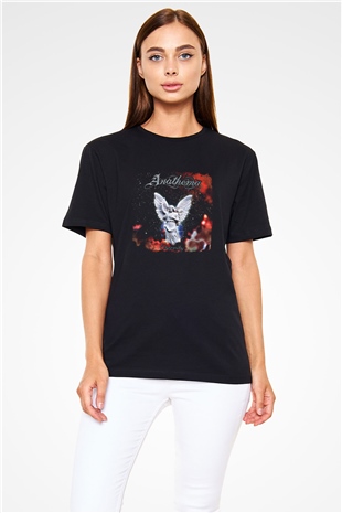 Anathema Baskılı Unisex Siyah Tişört