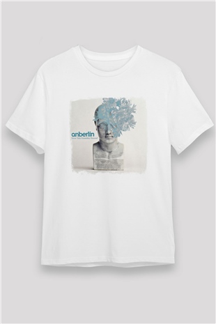 Anberlin Baskılı Unisex Beyaz Tişört