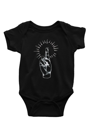 Anberlin Siyah Bebek Body - Zıbın