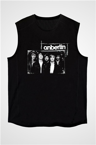 Anberlin Siyah Unisex Kolsuz Tişört