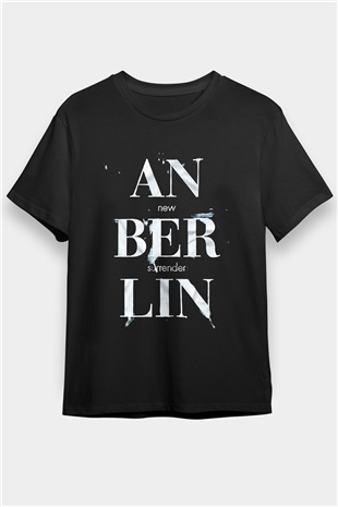 Anberlin Siyah Unisex Tişört T-Shirt - TişörtFabrikası