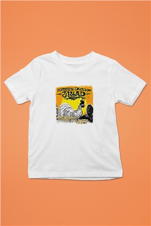 Andrew Jackson Jihad Baskılı Unisex Beyaz Çocuk Tişört