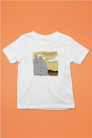 Andrew Jackson Jihad Baskılı Unisex Beyaz Çocuk Tişört