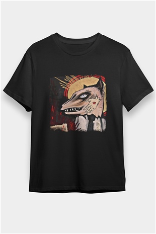 Andrew Jackson Jihad Baskılı Unisex Siyah Tişört