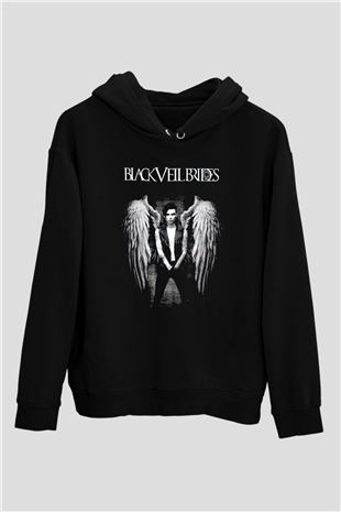 Andy Black Siyah Unisex Kapüşonlu Sweatshirt