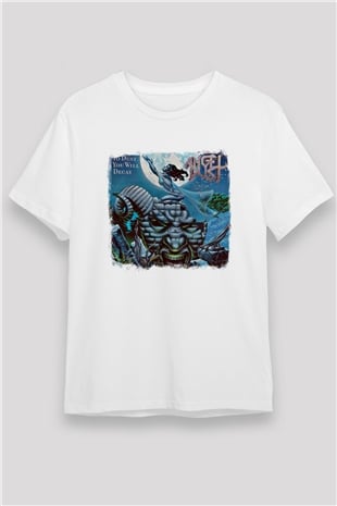 Angel Dust Baskılı Unisex Beyaz Tişört