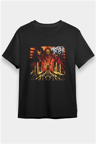 Angel Dust Baskılı Unisex Siyah Tişört