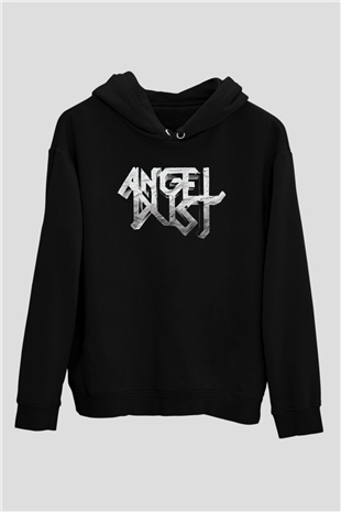 Angel Dust Siyah Unisex Kapüşonlu Sweatshirt