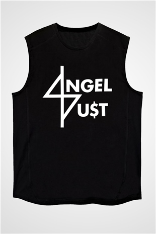 Angel Dust Siyah Unisex Kolsuz Tişört