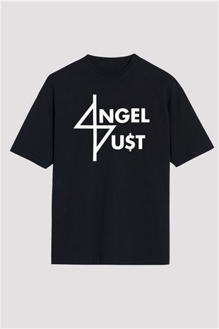 Angel Dust Siyah Oversize Tişört Oversize T-shirt - TişörtFabrikası
