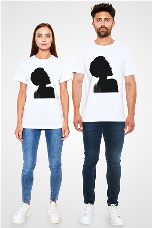 Angelina Jolie Beyaz Unisex Tişört T-Shirt - TişörtFabrikası
