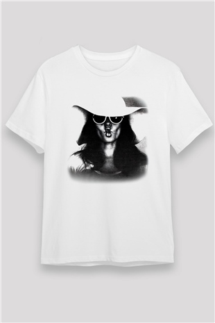 Angelina Jolie Beyaz Unisex Tişört T-Shirt - TişörtFabrikası