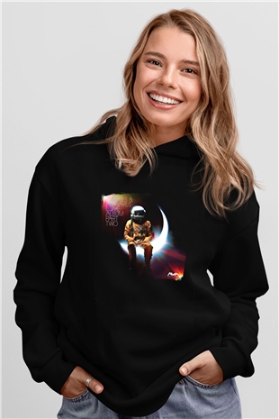 Angels and Airwaves Baskılı Unisex Siyah Hoodie
