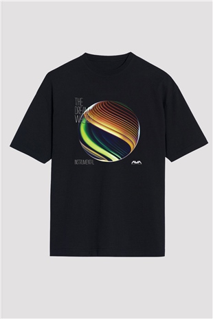 Angels and Airwaves Baskılı Unisex Siyah Oversize Tişört