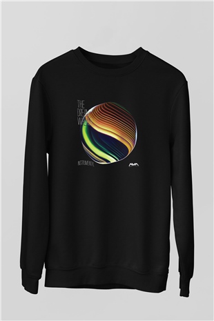 Angels and Airwaves Baskılı Unisex Siyah Sweatshirt