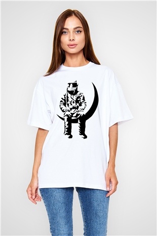 Angels and Airwaves Beyaz Oversize Tişört Oversize T-shirt - TişörtFabrikası