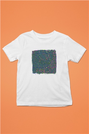 Animal Collective Baskılı Unisex Beyaz Çocuk Tişört