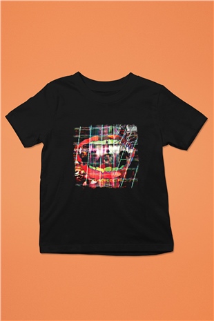 Animal Collective Baskılı Unisex Siyah Çocuk Tişört