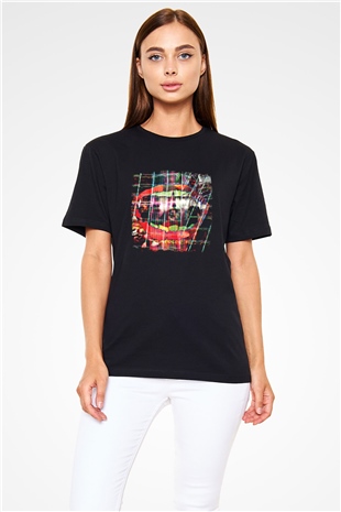 Animal Collective Baskılı Unisex Siyah Tişört