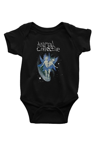 Animal Collective Siyah Bebek Body - Zıbın
