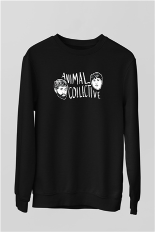 Animal Collective Siyah Unisex Sweatshirt