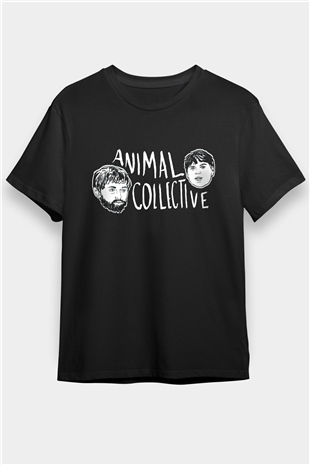 Animal Collective Siyah Unisex Tişört T-Shirt - TişörtFabrikası