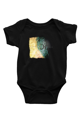 Animals as Leaders Baskılı Unisex Siyah Bebek Body - Zıbın